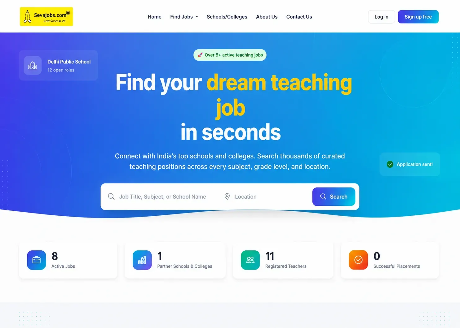 SevaJobs Platform